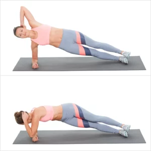 Side Elbow Plank Twist